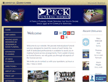 Tablet Screenshot of peckservices.com